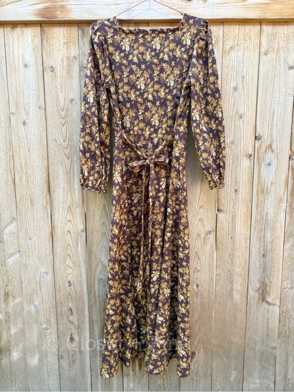 Doen Ginetta Dress in Fern Grove Floral Size Medium Midi - Picture 5 of 16